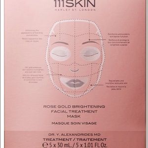 Rose gold brightening facial mask (5 pack)